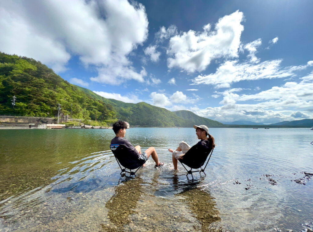 西湖湖畔キャンプ場